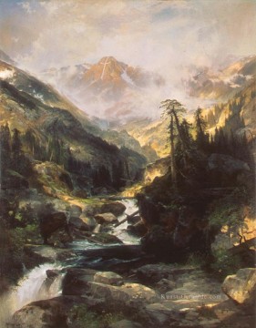 Berg des heiligen Kreuzes Landschaft Thomas Moran Ölgemälde